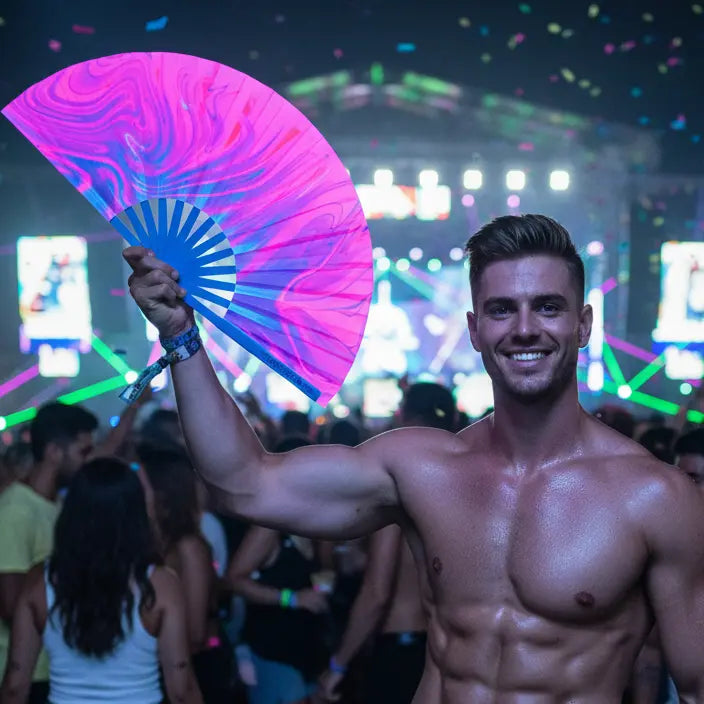 Pink Statement Fan (UV)