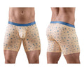 ErgoWear EW1775 SLK SE Boxer Briefs Color Peach-Birds