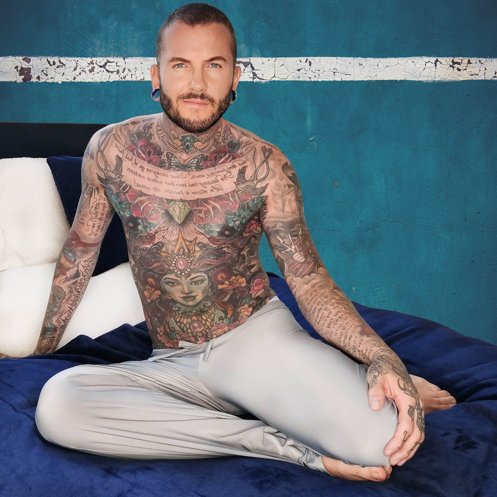 The Declan Ensemble — Men's Robe, Undies & Lounge Pants Set