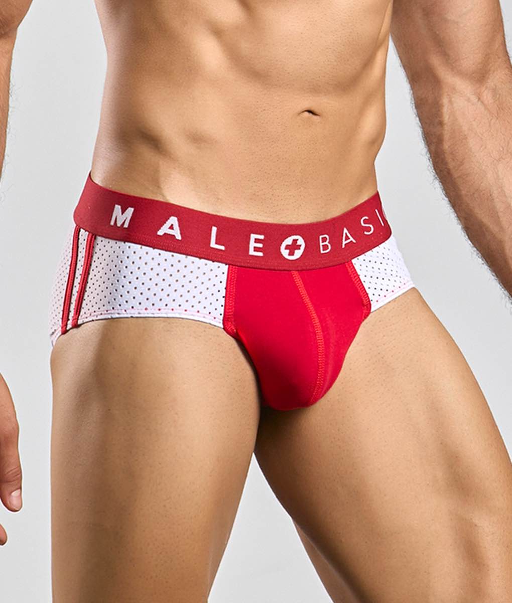MaleBasics Spot Brief-Red