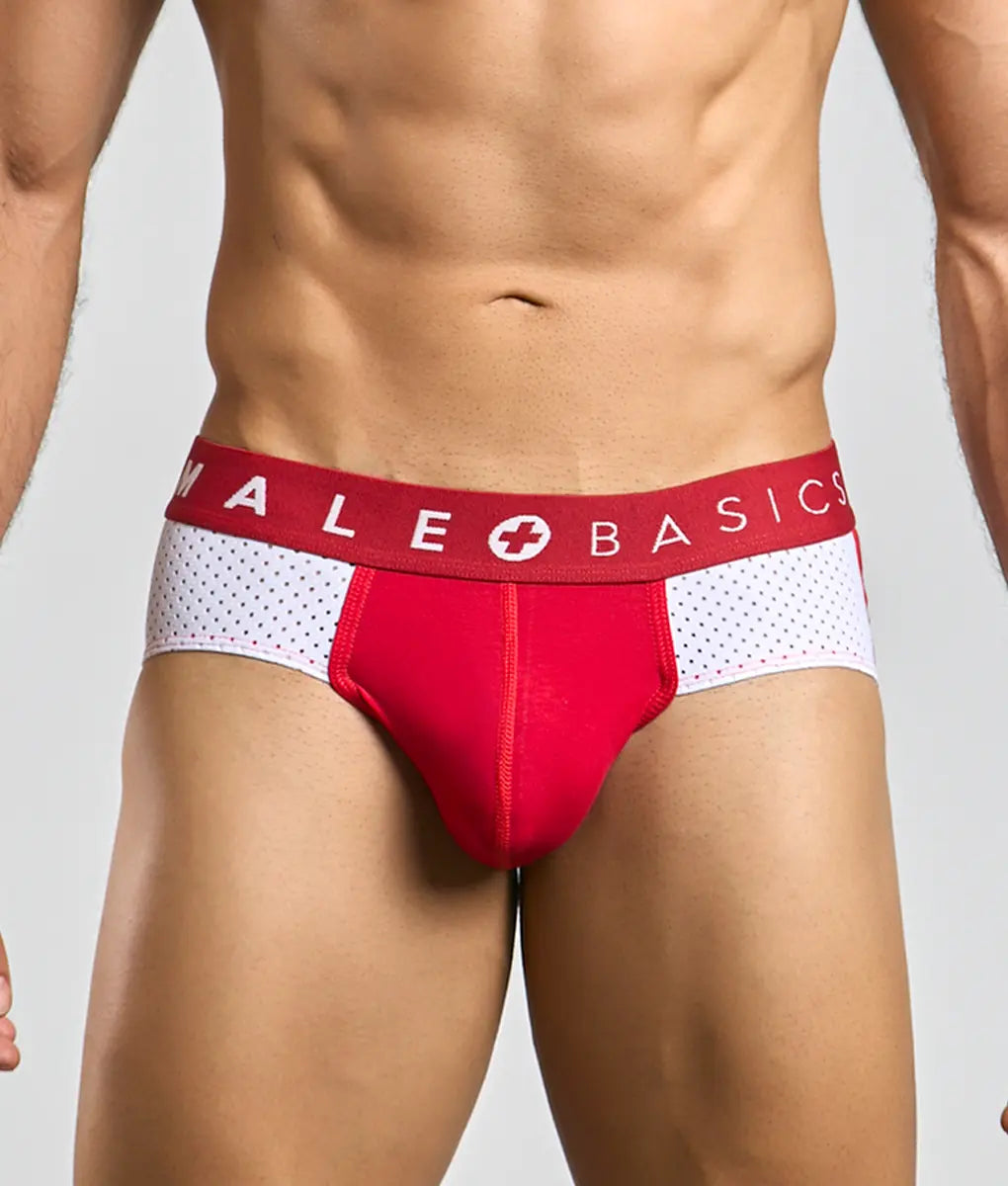 MaleBasics Spot Brief-Red