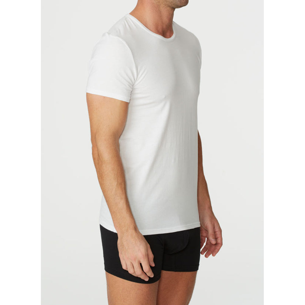 Parker & Max PMFPCS-TCN1 Classic Cotton Stretch Crew Neck T-Shirt