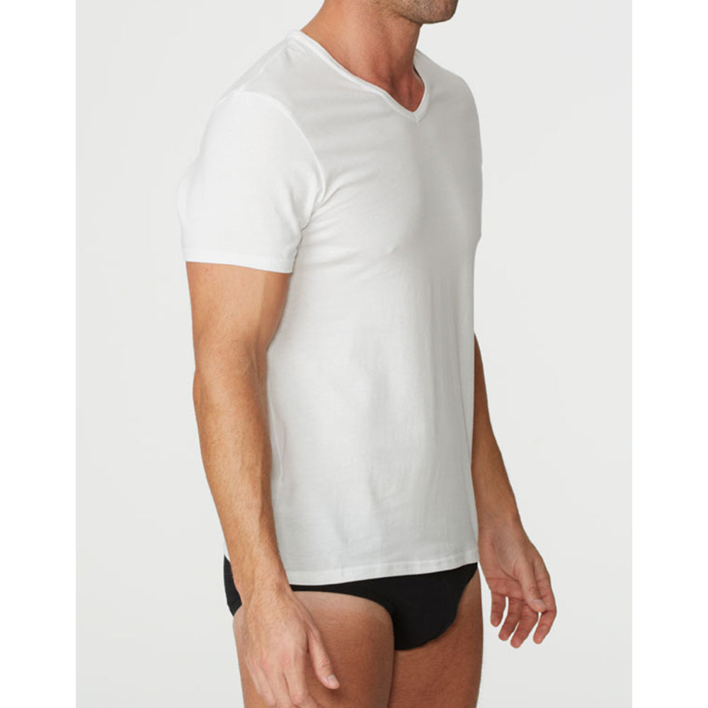 Parker & Max PMFPCS-TVN1 Classic Cotton Stretch V-Neck T-Shirt