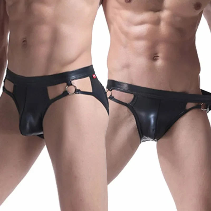 The Howie Special — Men's Leather Jockstrap | Cutout Detail