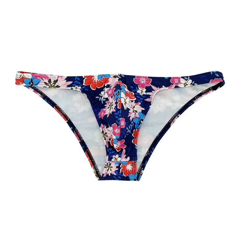 Tropical Monstera Low Cut Swim Brief