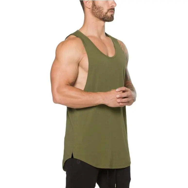 Stringer Tank Top — Men's Gym Tank | Compression Fit