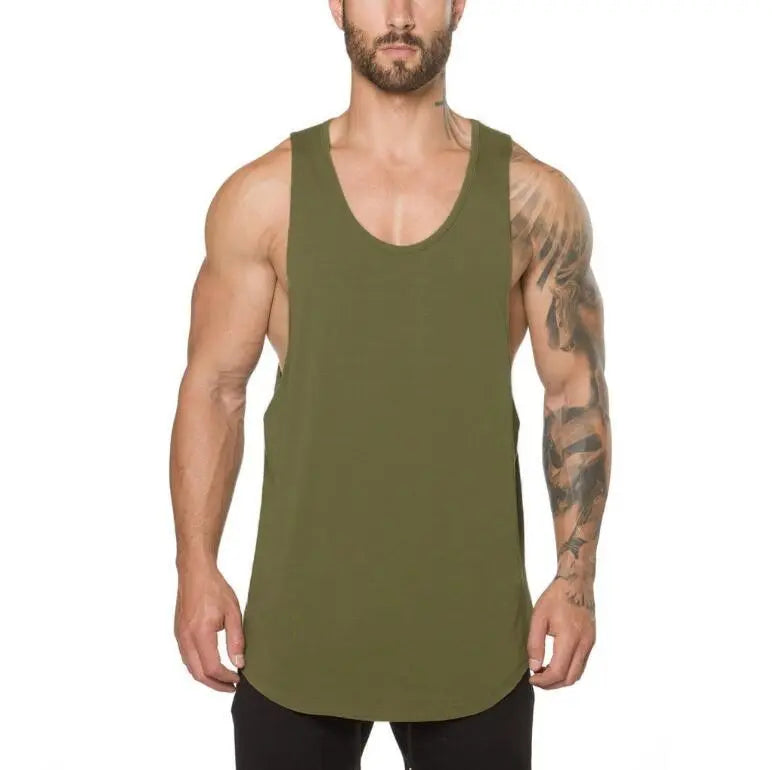Stringer Tank Top — Men's Gym Tank | Compression Fit