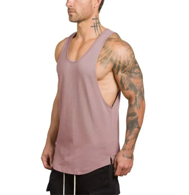 Stringer Tank Top — Men's Gym Tank | Compression Fit
