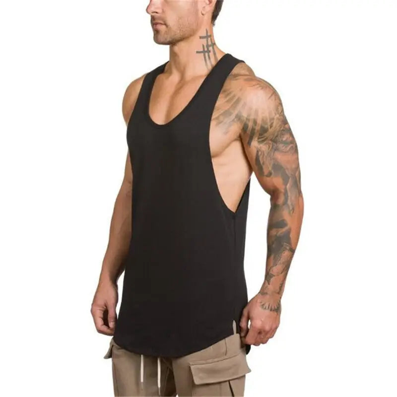 Stringer Tank Top — Men's Gym Tank | Compression Fit