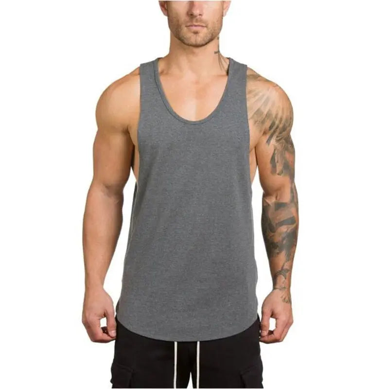Stringer Tank Top — Men's Gym Tank | Compression Fit
