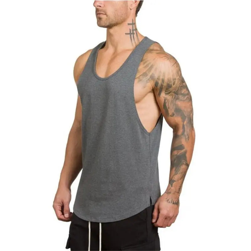Stringer Tank Top — Men's Gym Tank | Compression Fit