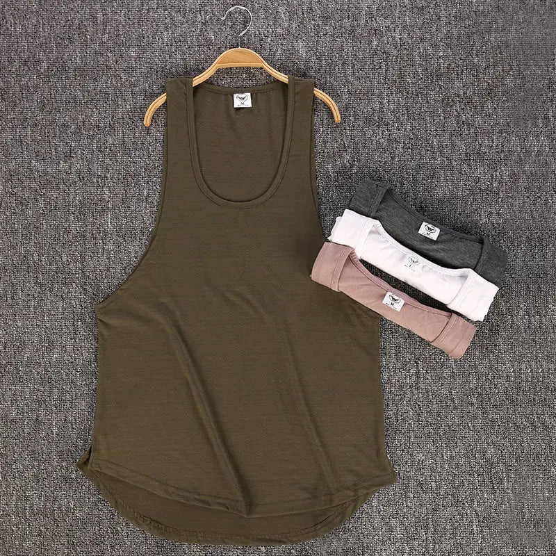 Stringer Tank Top — Men's Gym Tank | Compression Fit