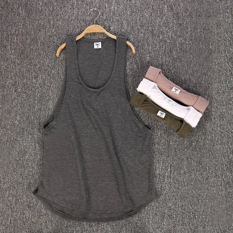 Stringer Tank Top — Men's Gym Tank | Compression Fit