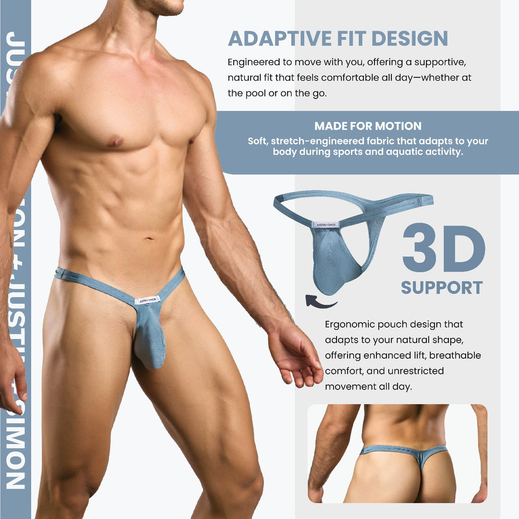 Justin + Simon Bulge Thong Mesh