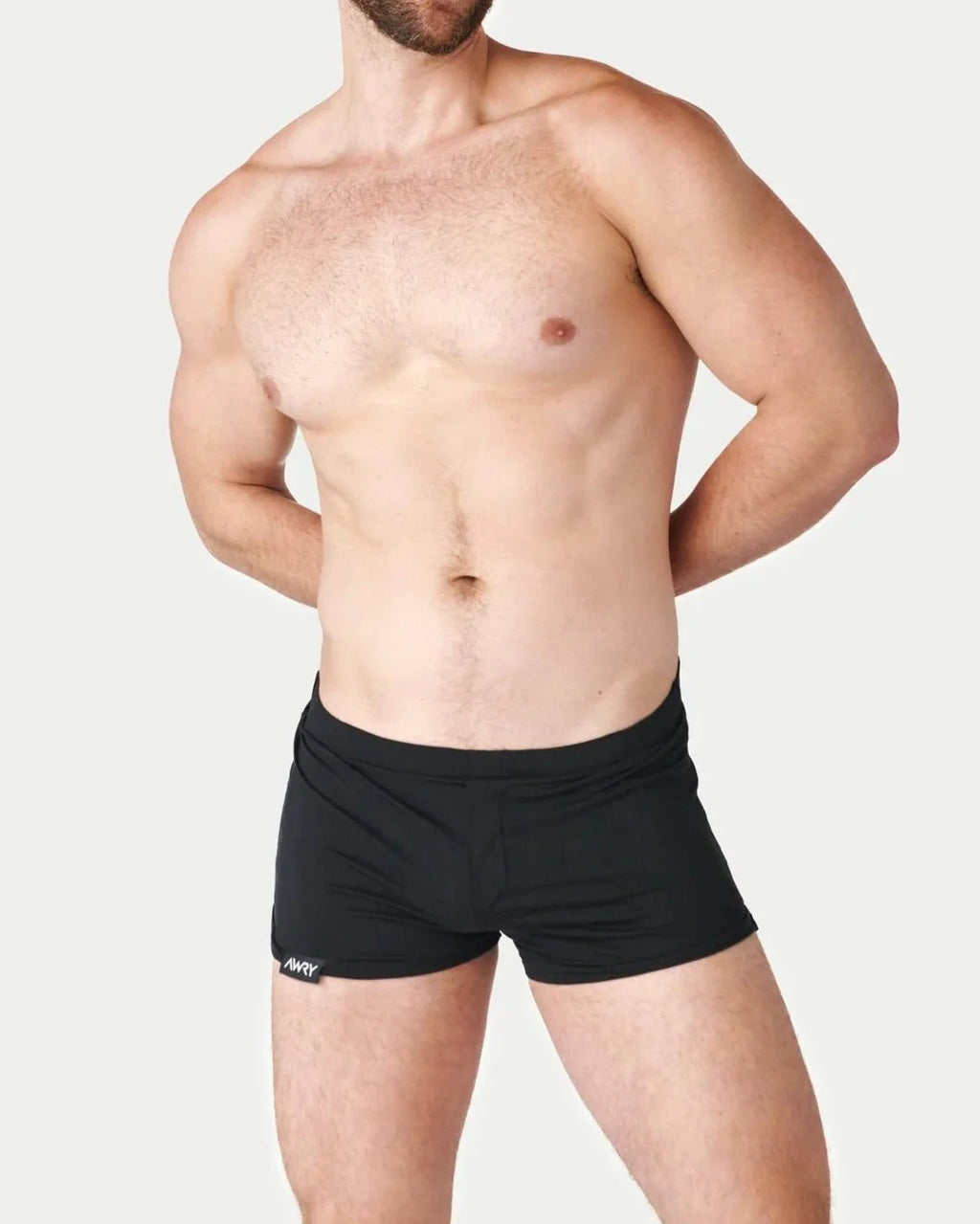 AWRY FUSHION Jock Boxers Black