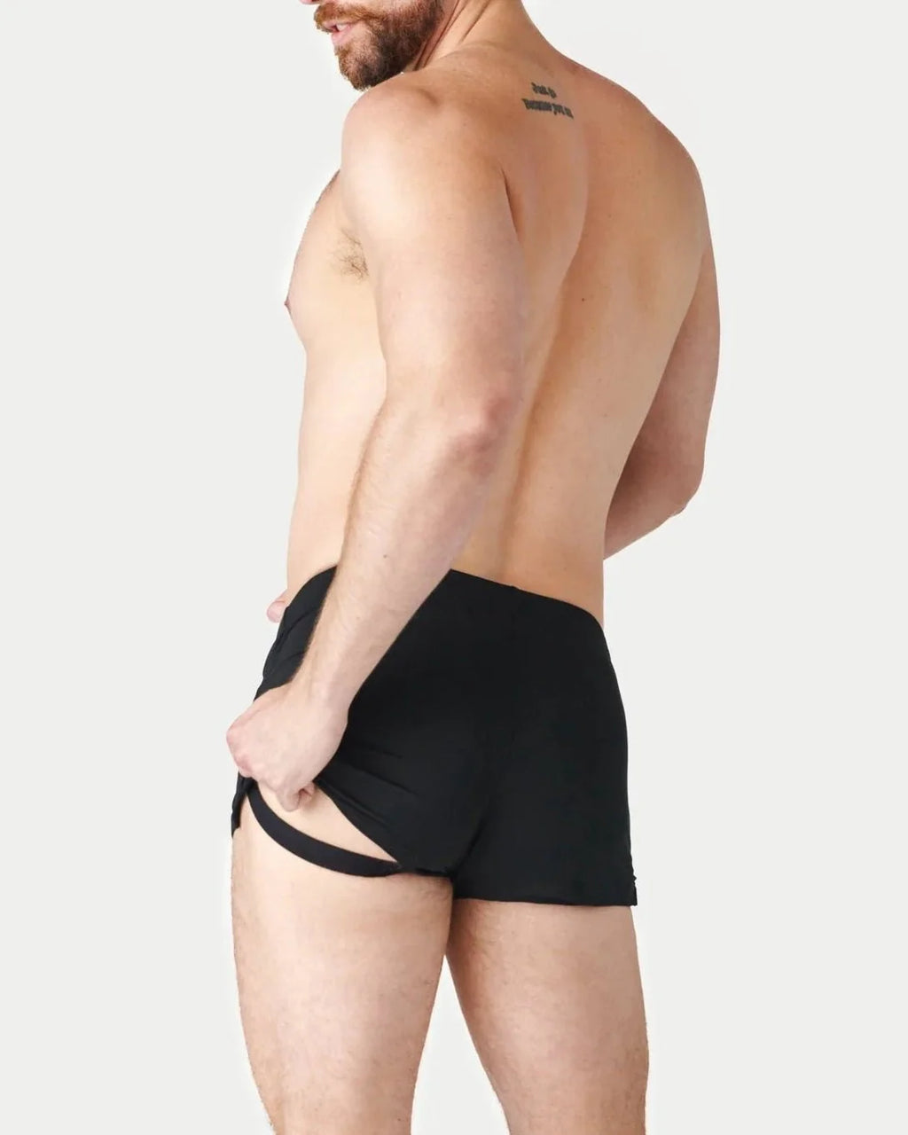 AWRY FUSHION Jock Boxers Black