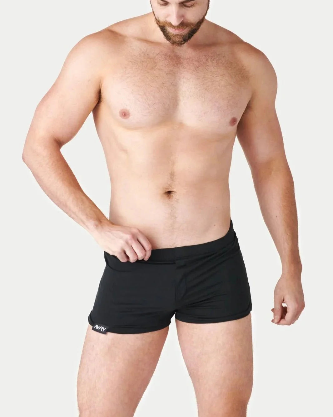 AWRY FUSHION Jock Boxers Black