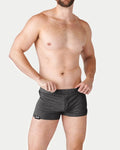 AWRY FUSHION Jock Boxers Dark Heather Gray