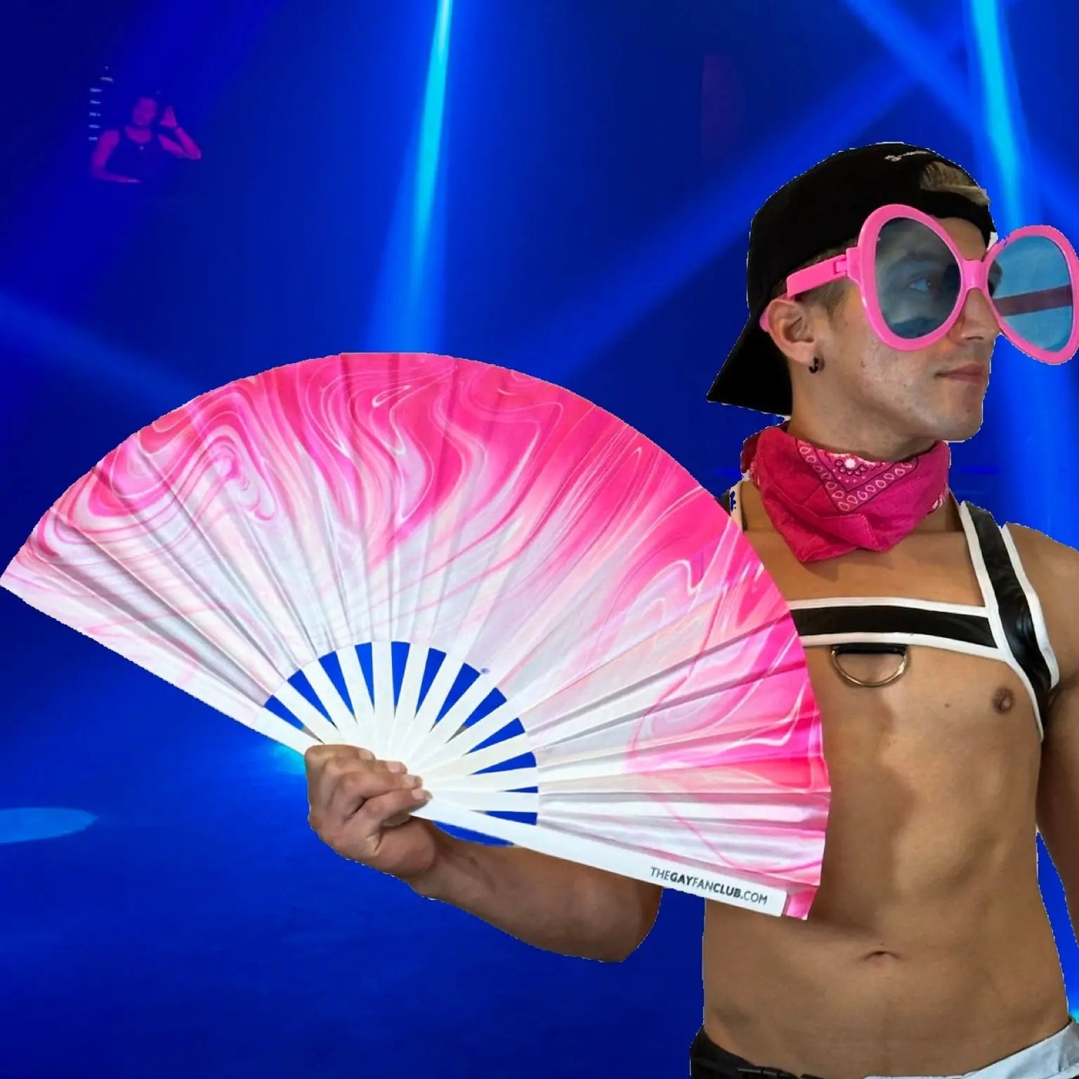 Pink Statement Fan (UV)