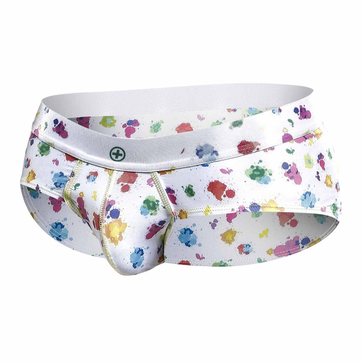 Malebasics New Hipster Brief White Splash