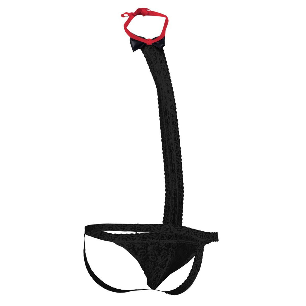 MOB Tuxedo Lace Thong