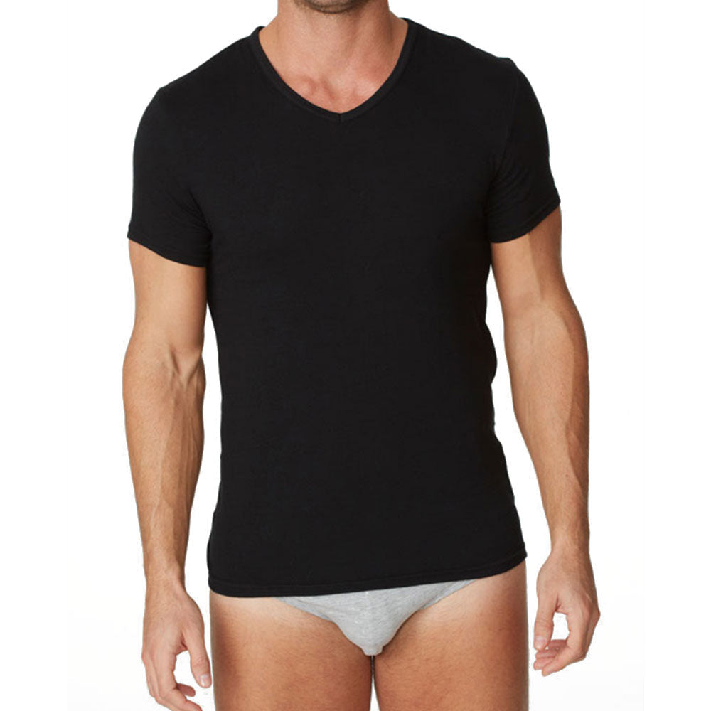 Parker & Max PMFPCS-TVN1 Classic Cotton Stretch V-Neck T-Shirt
