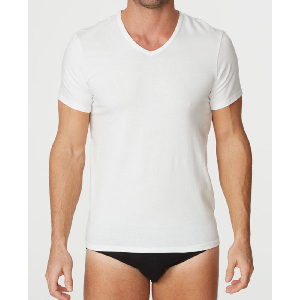 Parker & Max PMFPCS-TVN1 Classic Cotton Stretch V-Neck T-Shirt