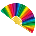 Rainbow Folding Fan