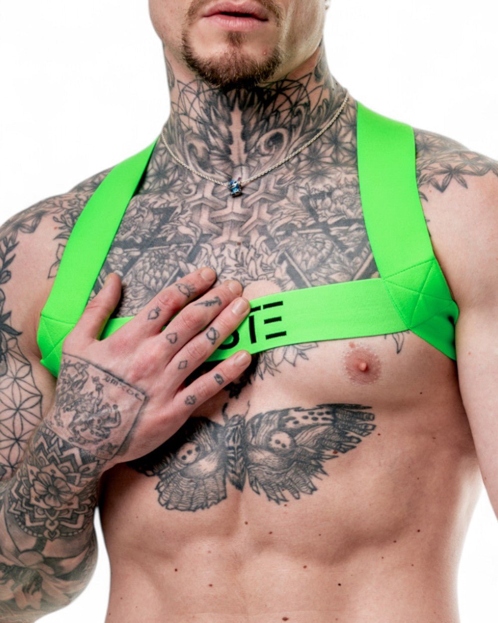 TASTE | Neon Green Chest Harness