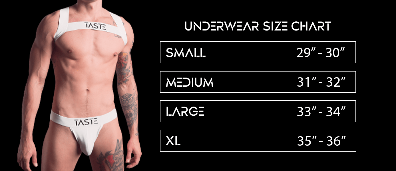 TASTE | Signature Jockstrap Black on White