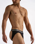 TEAMM8 Racer Mesh Jockstrap Jet Black